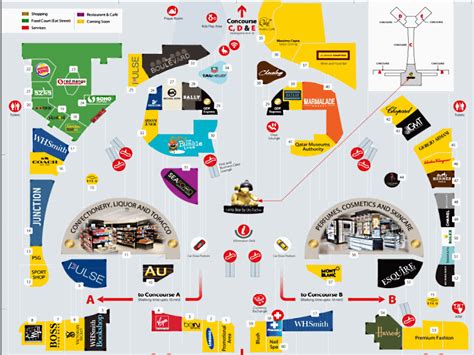 doha airport lounge map.